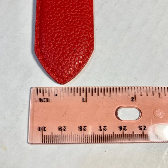 Disney Minnie Mouse Vegan Faux Leather Red Belt Womens Size Medium 30-36" - Picture 12 of 14
